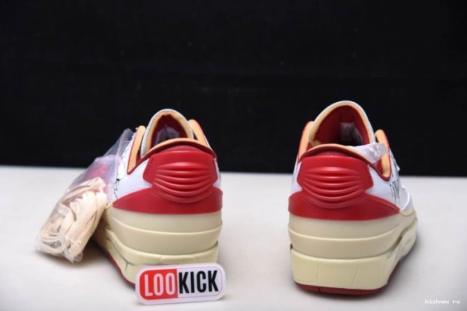 Rep Jordan White SP 2 Low Red DJ4375-106 Off-White Retro 0722